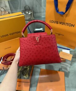 Alternative view of Louis Vuitton LV Capucines Ostrich Leather Handbag Imported VVIP 27cm