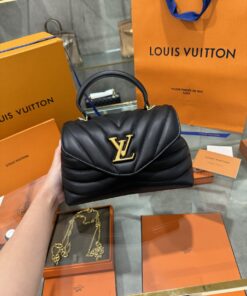 Louis Vuitton LV Hold Me Handbag Black Like Auth 23x15x10cm
