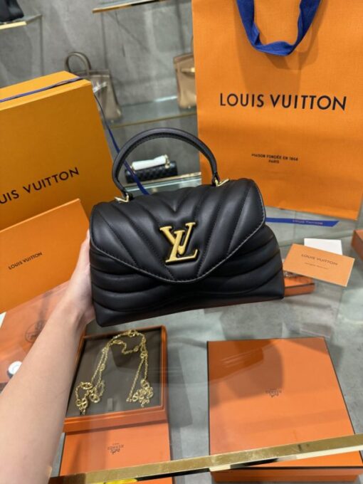 Louis Vuitton LV Hold Me Handbag Black Like Auth 23x15x10cm - Image 2