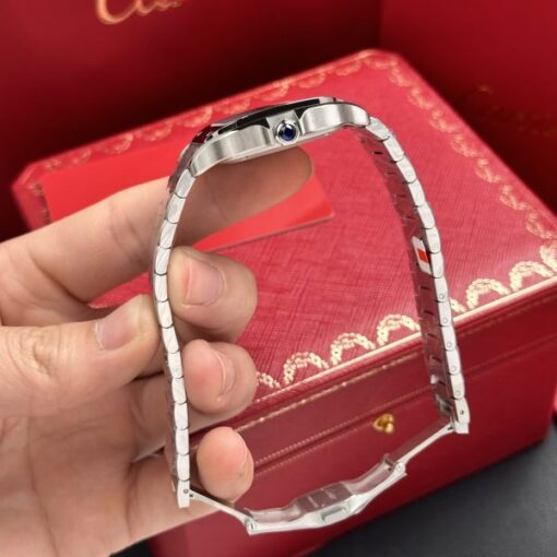 Cartier Replica Watch Santos WSSA0063 Blue Dial BV Factory 35mm - Image 6