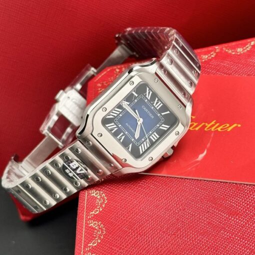 Cartier Replica Watch Santos WSSA0063 Blue Dial BV Factory 35mm - Image 5