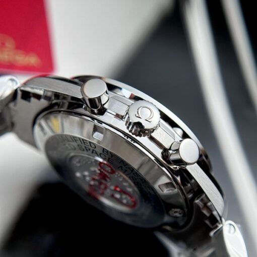 Omega Replica Watch Speedmaster Moonwatch Black Dial Metal Wire 42mm - Image 6