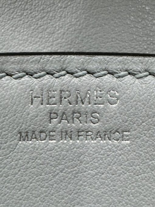 Hermes Birkin PHW Togo Women’s Handbag Gray Silver Lock Super Quality 25cm - Image 10