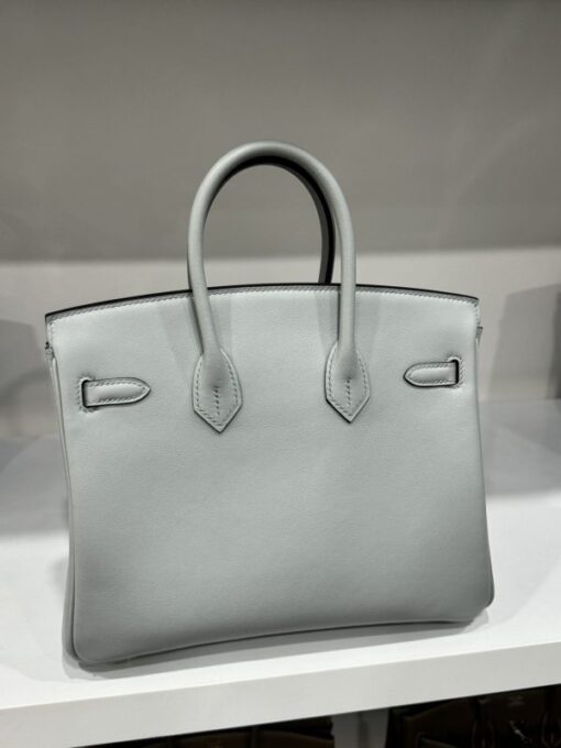 Hermes Birkin PHW Togo Replica Women’s Handbag Gray Gold Lock 25cm - Image 3