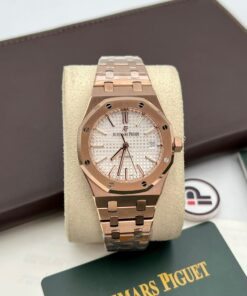 Audemars Piguet Fake Watch Royal Oak 15450 White Gold IP Factory 37mm