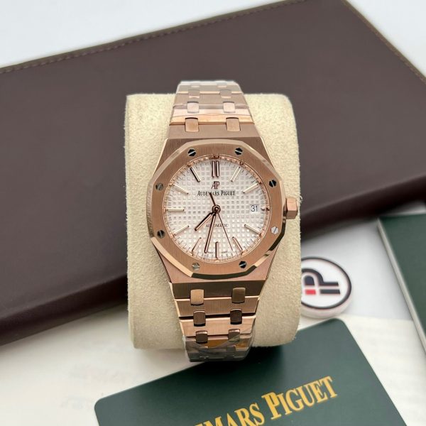 Audemars Piguet Fake Watch Royal Oak 15450 White Gold IP Factory 37mm - Image 2