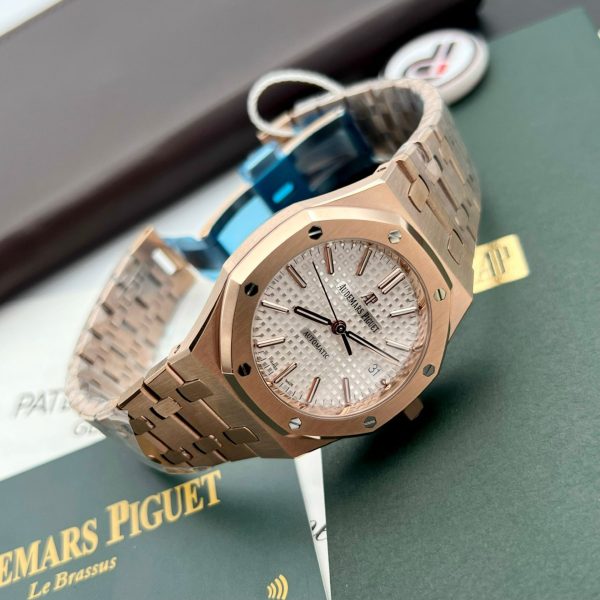 Audemars Piguet Fake Watch Royal Oak 15450 White Gold IP Factory 37mm - Image 4