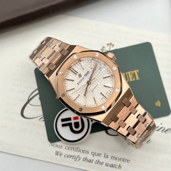 Audemars Piguet Fake Watch Royal Oak 15450 White Gold IP Factory 37mm - Image 3