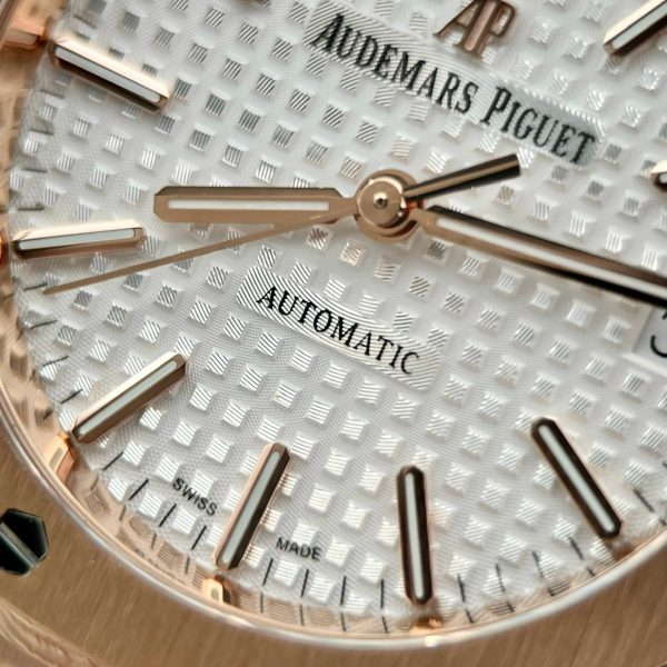 Audemars Piguet Fake Watch Royal Oak 15450 White Gold IP Factory 37mm - Image 7
