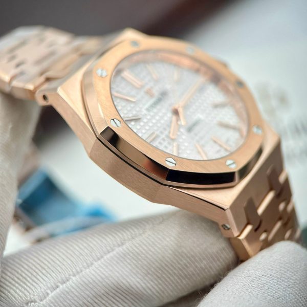 Audemars Piguet Fake Watch Royal Oak 15450 White Gold IP Factory 37mm - Image 6