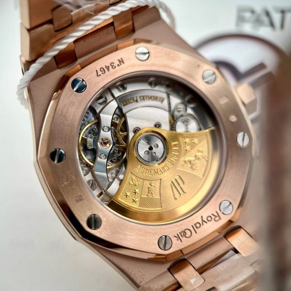 Audemars Piguet Fake Watch Royal Oak 15450 White Gold IP Factory 37mm - Image 9
