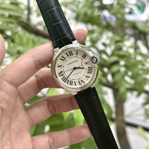 Cartier Replica Watch Ballon Bleu Leather Strap AF Factory 42mm - Image 3