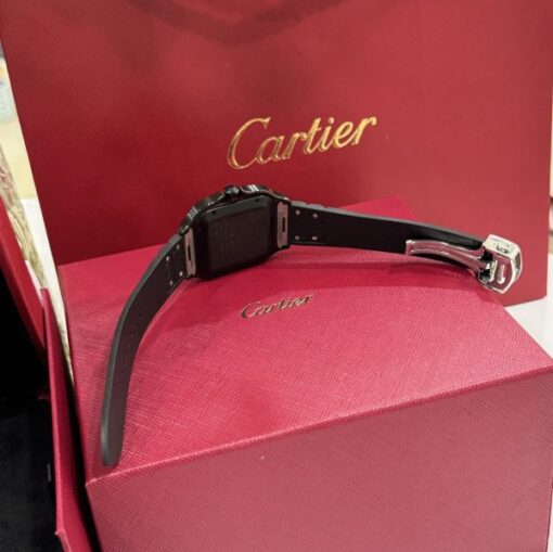 Cartier Replica Watch Santos WSSA0039 Black Rubber Strap BV Factory 39.8mm - Image 8