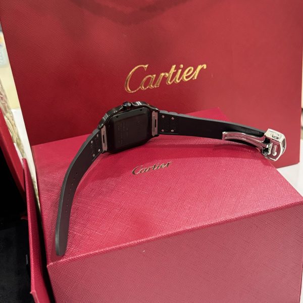 Cartier Replica Watch Santos WSSA0039 Black Rubber Strap BV Factory 39.8mm - Image 8