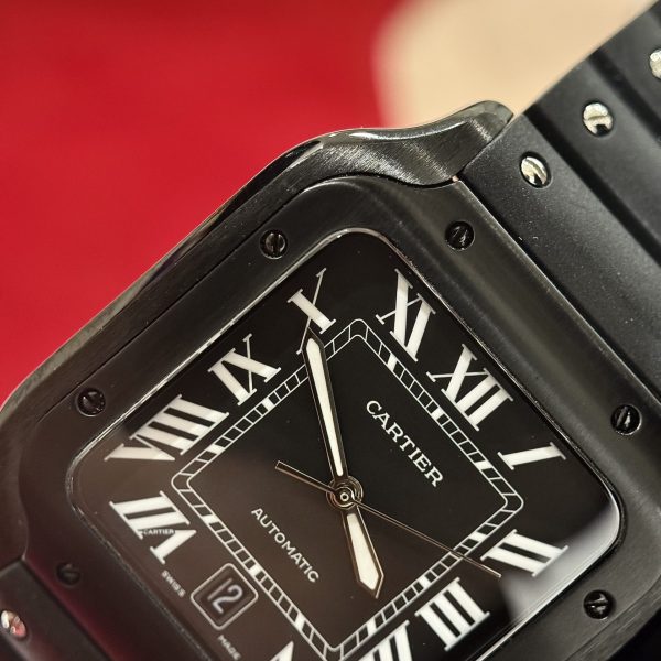 Cartier Replica Watch Santos WSSA0039 Black Rubber Strap BV Factory 39.8mm - Image 4