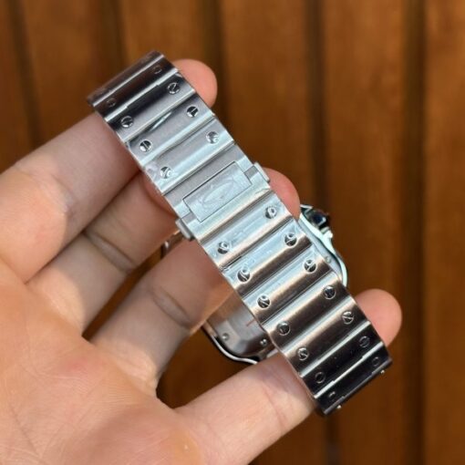 Cartier Replica Watch Santos Custom Moissanite Diamonds Hong Kong 39.8mm - Image 7