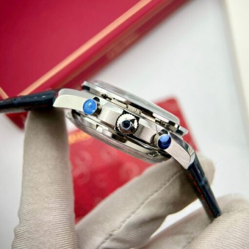 Omega Replica Watch Speedmaster Co-Axial Moonphase Blue Dial 44mm - Image 6