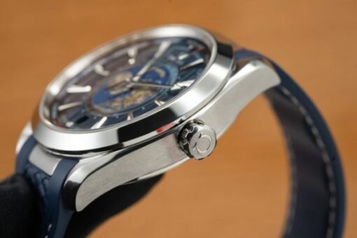Omega Best Replica Watch Seamaster Aqua Terra Blue Dial Rubber Strap 43mm - Image 8