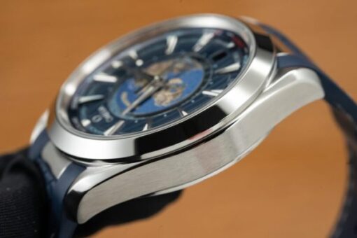 Omega Best Replica Watch Seamaster Aqua Terra Blue Dial Rubber Strap 43mm - Image 7