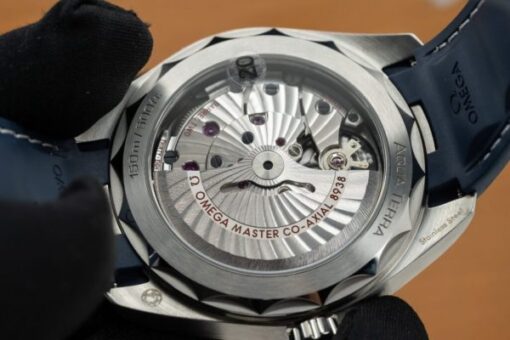Omega Best Replica Watch Seamaster Aqua Terra Blue Dial Rubber Strap 43mm - Image 10