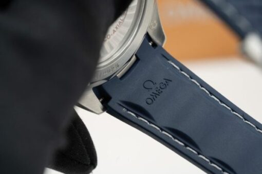 Omega Best Replica Watch Seamaster Aqua Terra Blue Dial Rubber Strap 43mm - Image 11