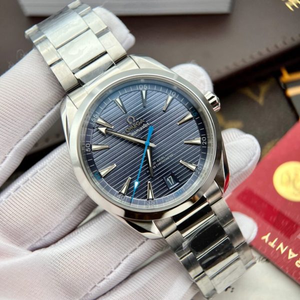 Omega Replica Watches Seamaster Aqua Terra Blue Dial VS Factory 41mm - Image 2
