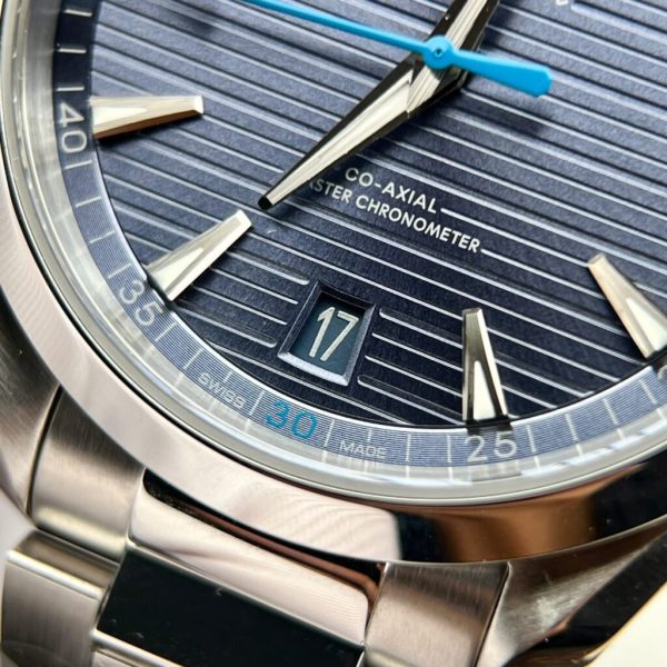 Omega Replica Watches Seamaster Aqua Terra Blue Dial VS Factory 41mm - Image 5