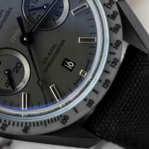 Omega Replica Watch Speedmaster Black Ceramic OM Factory 44mm - Image 7