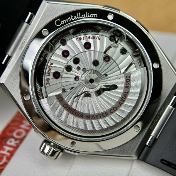 Omega Replica Watch Constellation White Dial Leather Strap 41mm - Image 8