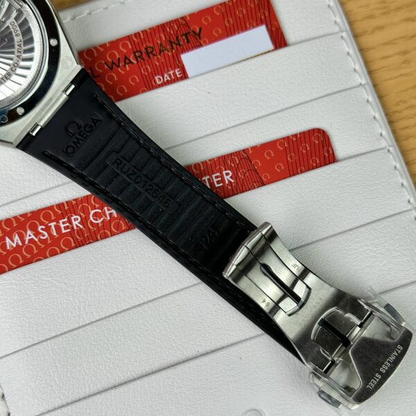 Omega Replica Watch Constellation White Dial Leather Strap 41mm - Image 6