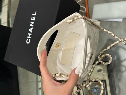 Chanel 31 Mini Super Quality Women’s Handbag White Chain Strap 20×17.5×3cm - Image 5