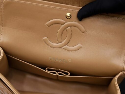 Chanel Classic Replica Handbag 11 Women’s Brown Calfskin 25cm - Image 9