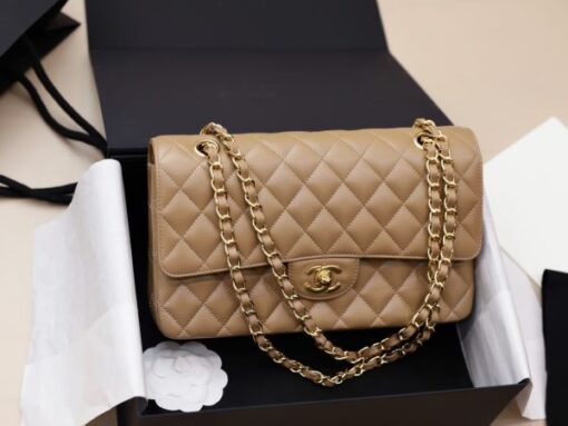 Chanel Classic Replica Handbag 11 Women’s Brown Calfskin 25cm - Image 3