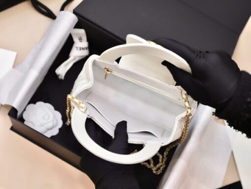 Chanel Kelly Replica 11 Women’s Handbag White Gold Lock 19x13x7cm - Image 7