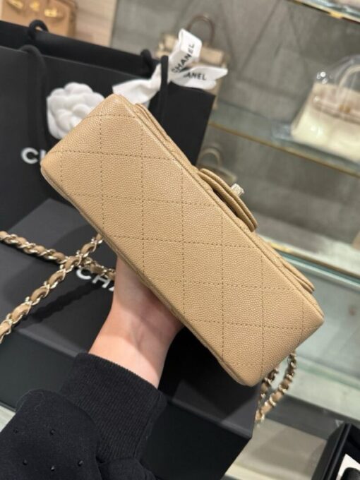 Chanel Replica Handbag 11 Women’s Brown Calfskin 20cm - Image 6