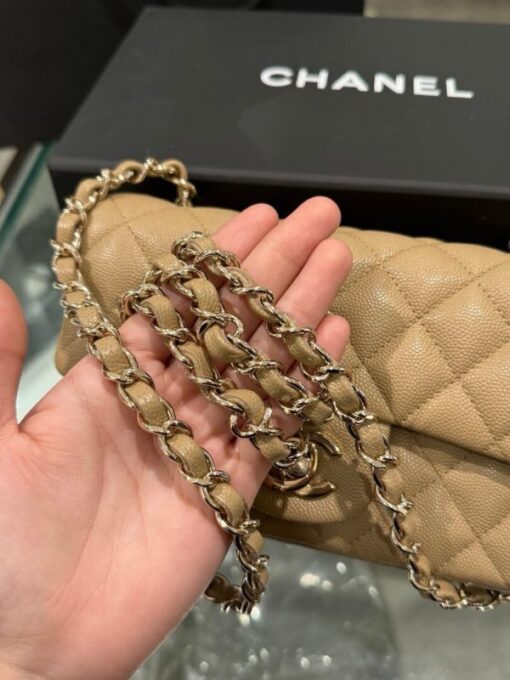 Chanel Replica Handbag 11 Women’s Brown Calfskin 20cm - Image 8