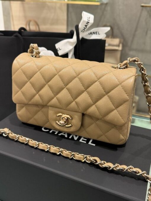 Chanel Replica Handbag 11 Women’s Brown Calfskin 20cm - Image 3