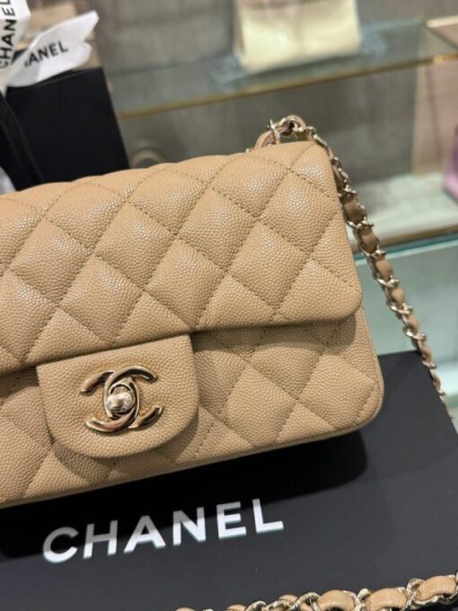 Chanel Replica Handbag 11 Women’s Brown Calfskin 20cm - Image 4