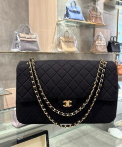 Chanel Replica 11 Women’s Handbag Black Gold Lock 40x26x12cm