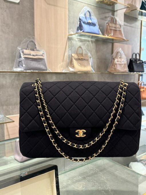 Chanel Replica 11 Women’s Handbag Black Gold Lock 40x26x12cm - Image 2