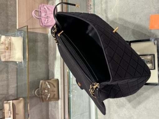 Chanel Replica 11 Women’s Handbag Black Gold Lock 40x26x12cm - Image 5