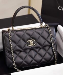 Alternative view of Chanel Trendy Replica 11 Women’s Handbag Black New Lock 25x17x12cm