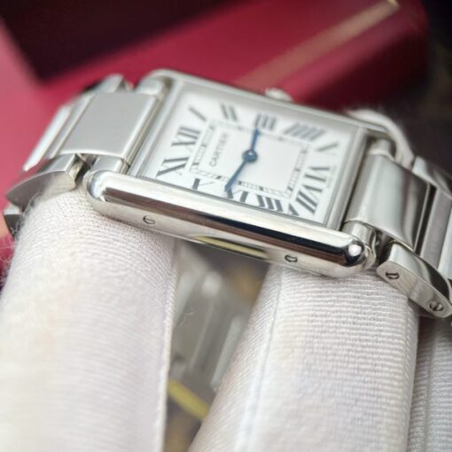 Cartier Fake Watches Tank Must White Dial Metal Wire 31x41mm - Image 8