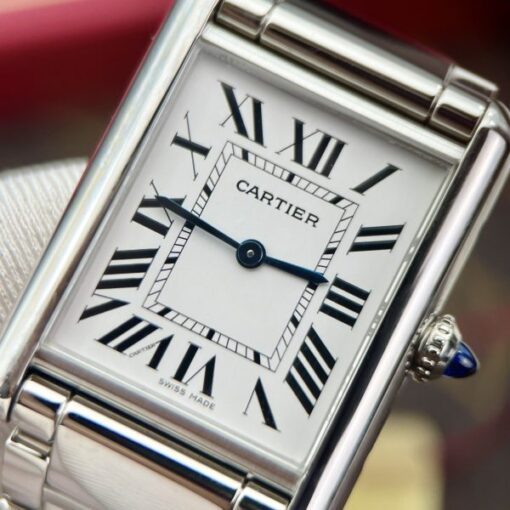 Cartier Fake Watches Tank Must White Dial Metal Wire 31x41mm - Image 6