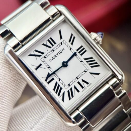 Cartier Fake Watches Tank Must White Dial Metal Wire 31x41mm - Image 7