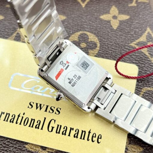 Cartier Fake Watches Tank Must White Dial Metal Wire 31x41mm - Image 10