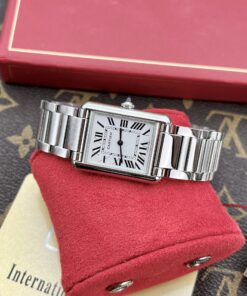 Cartier Fake Watches Tank Must White Dial Metal Wire 31x41mm
