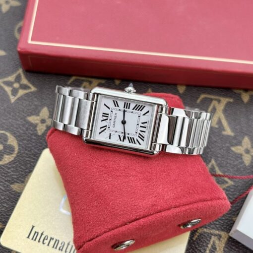 Cartier Fake Watches Tank Must White Dial Metal Wire 31x41mm - Image 2