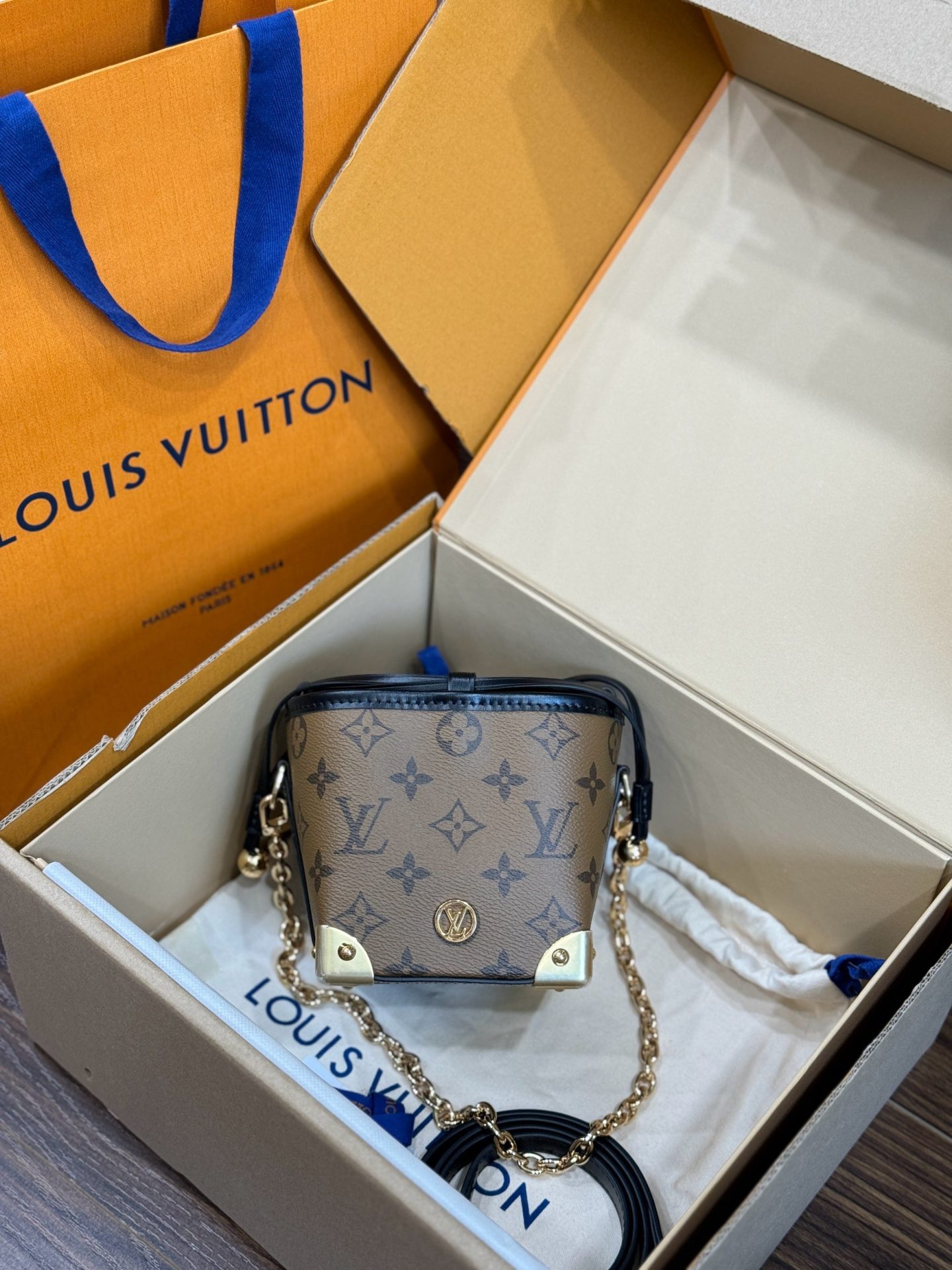 Louis Vuitton Monogram Box Bag Super Quality 11.5cm