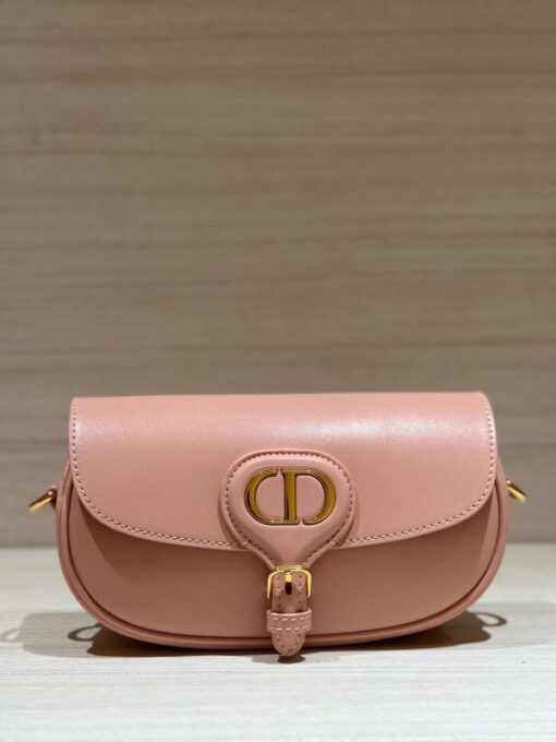Dior Boby Women’s Handbag, Super Quality Pink Cowhide Leather 21x12x5cm - Image 2